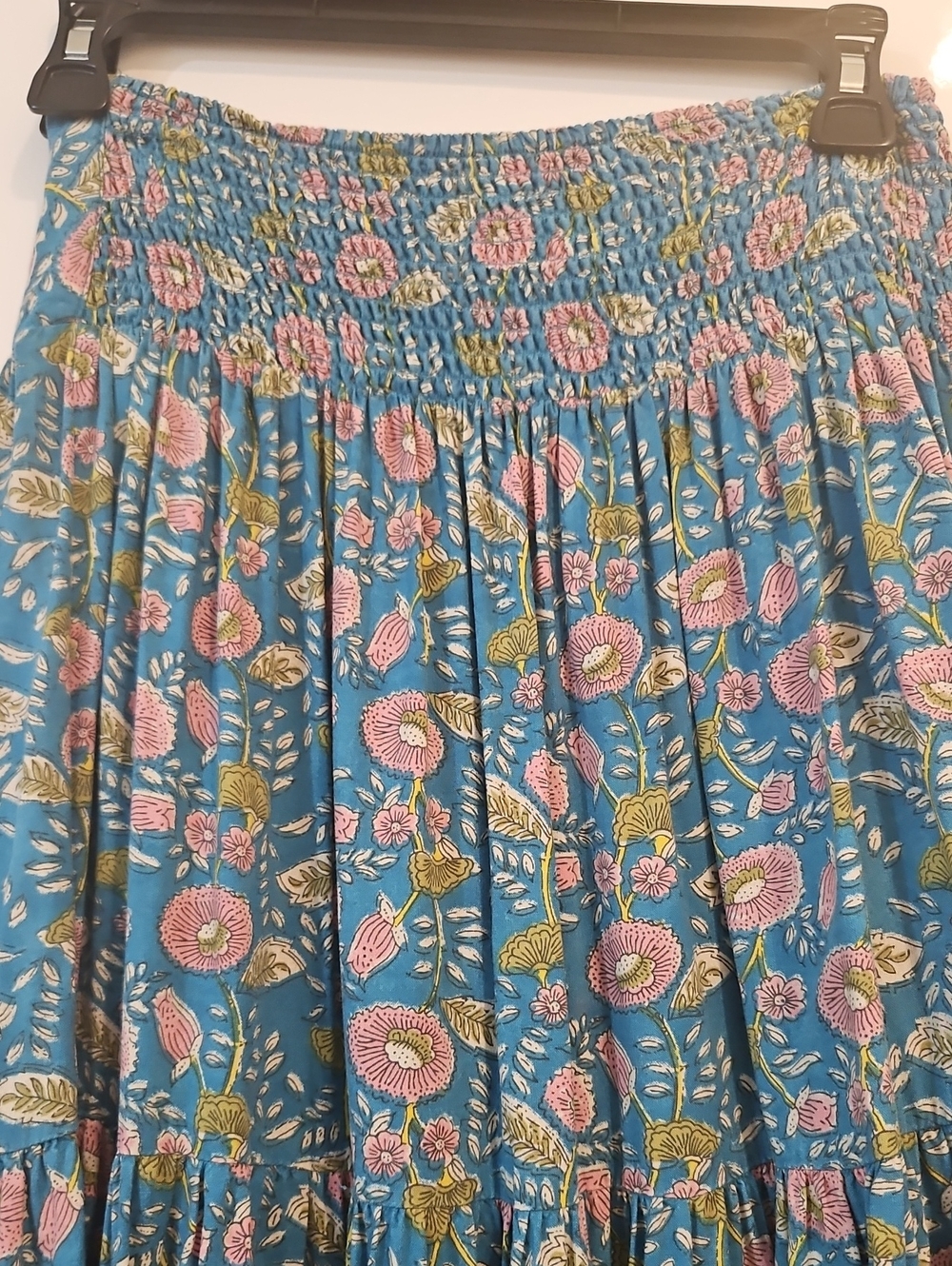 Natural Life Floral Tiered Maxi Skirt - Picture 6 of 7